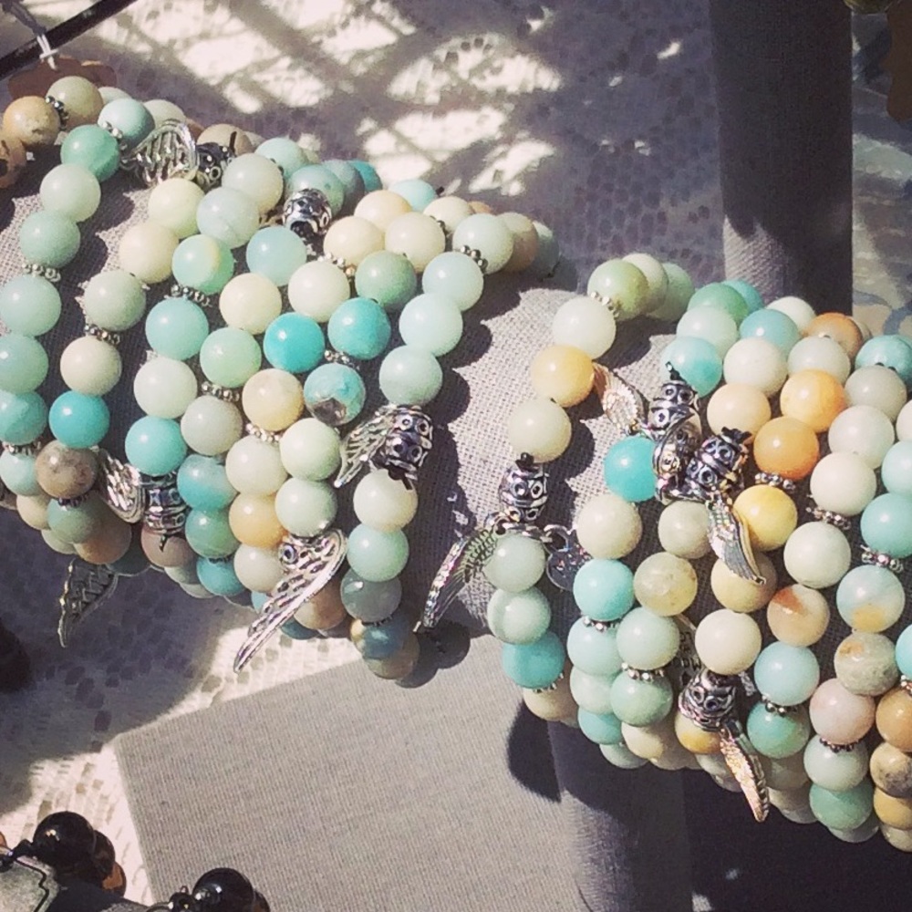 Amazonite stretchy bracelet